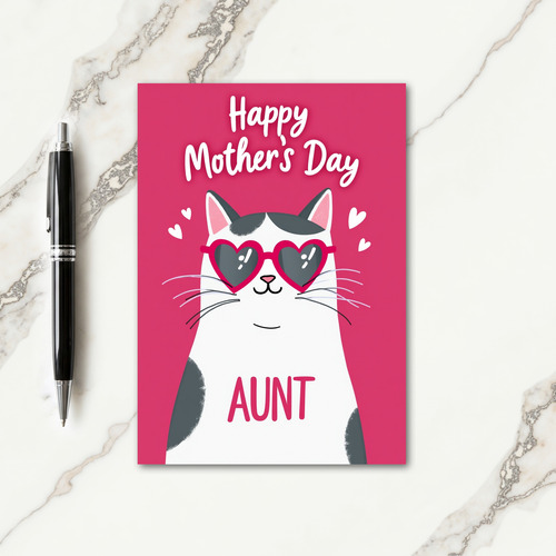 Loving Mothers Day Feline Card