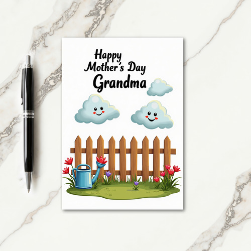 Loving Mothers Day Fence Card