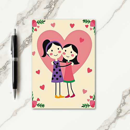 Loving Mothers Day Figures Card