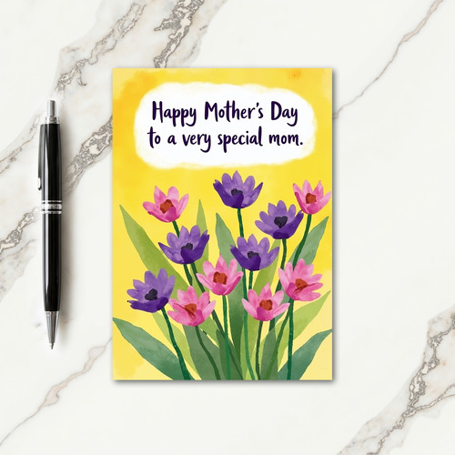 Loving Mothers Day Flower Card