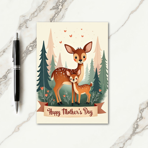 Loving Mothers Day Forest Card