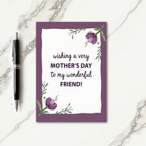 Loving Mothers Day Friend Card