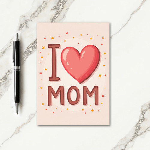 Loving Mothers Day Glow Card