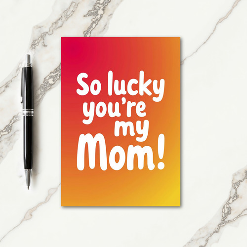 Loving Mothers Day Gradient Card