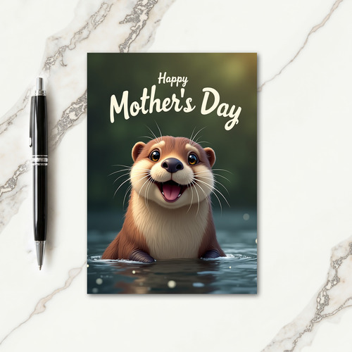 Loving Mothers Day Joyful Art Card