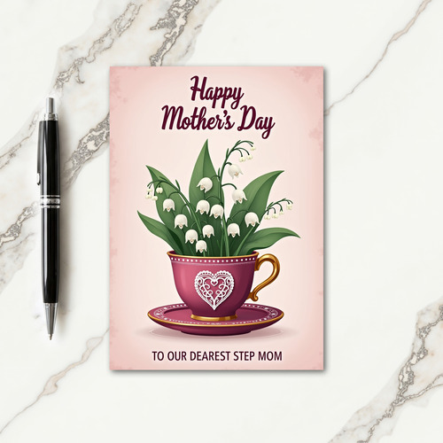 Loving Mothers Day Lily Card
