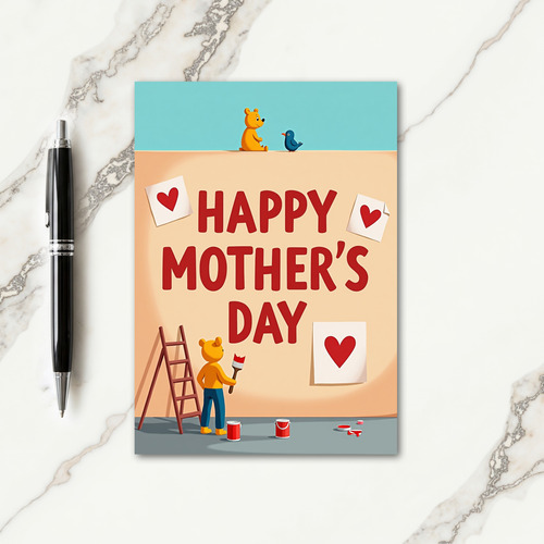 Loving Mothers Day Mural Card