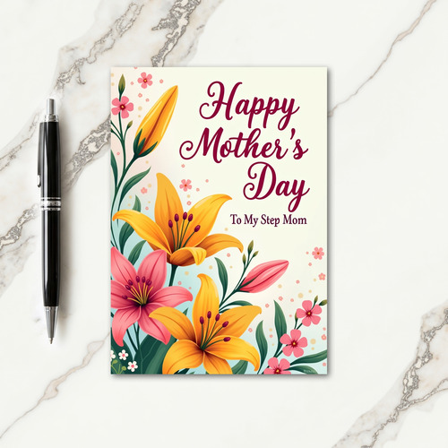 Loving Mothers Day Petals Card