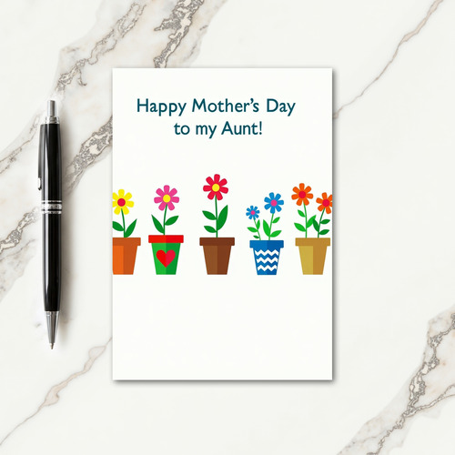 Loving Mothers Day Plants Art Card