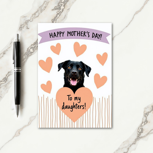 Loving Mothers Day Pup Card