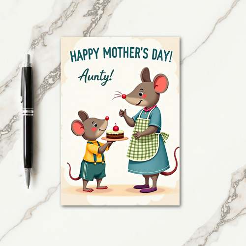 Loving Mothers Day Rodent Card