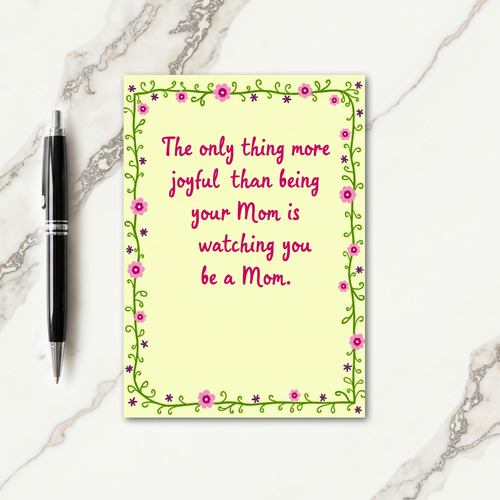 Loving Mothers Day Vine Art Card