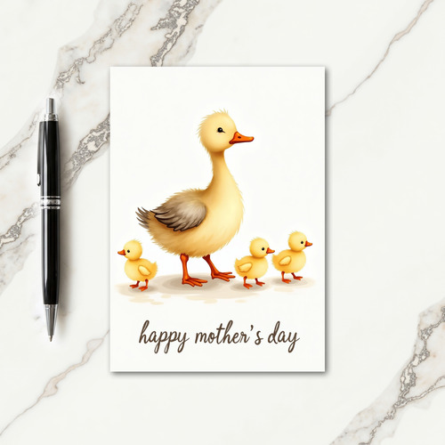 Loving Mothers Day Waterfowl Card