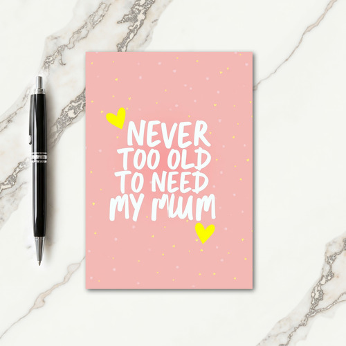 Loving Mum Message Art Card