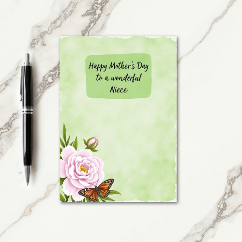 Loving Niece Mothers Day Card