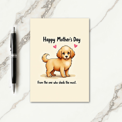 Loving Pet Mothers Day Card