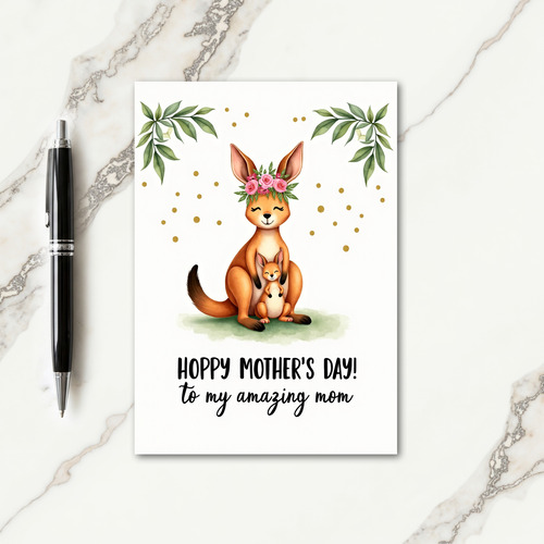 Loving Pouch Creature Celebration Card