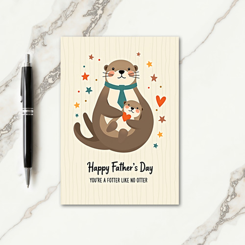 Loving River Fathers Day Card
