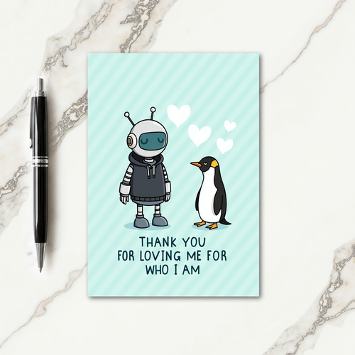 Loving Robot Mothers Day Card