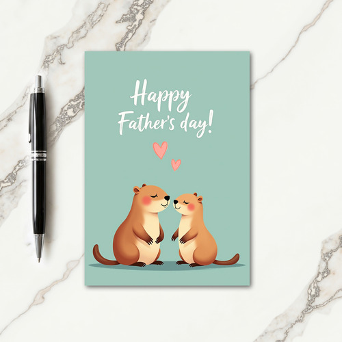 Loving Rodent Fathers Day Card