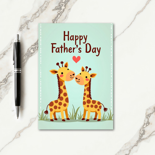 Loving Savanna Fathers Day Card