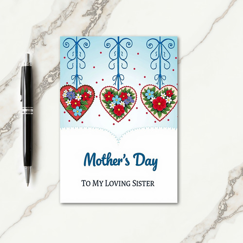 Loving Sister Mothers Day Card