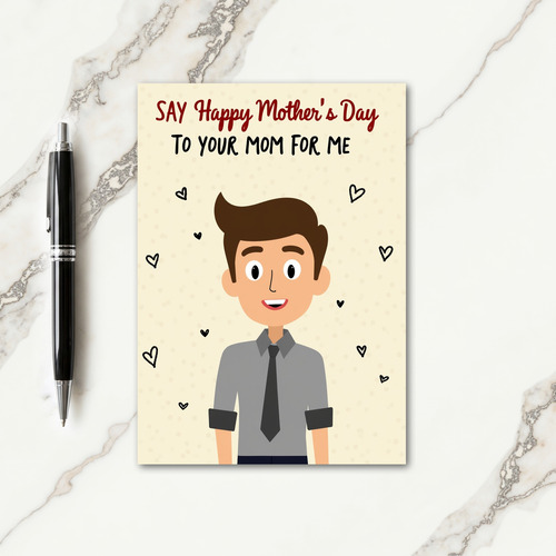 Loving Son Mothers Day Message Card