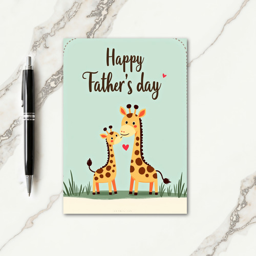 Loving Spotted Fathers Day Card