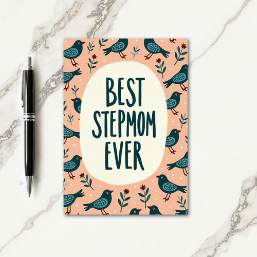 Loving Stepmom Birdsong Card