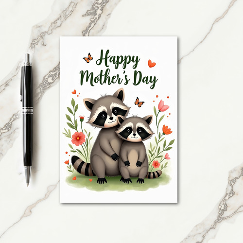 Loving Woodland Mothers Day Card