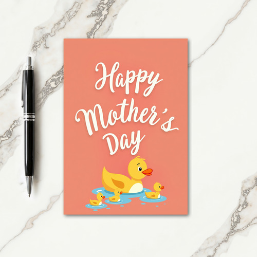 Loving Yellow Bird Mothers Day Card