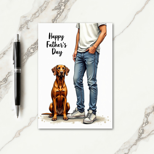 Loyal Companion Fathers Day Card