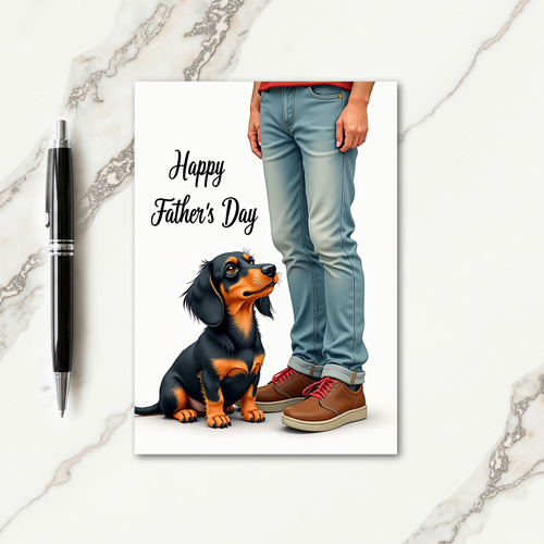 Loyal Fathers Day Pet Friend Card