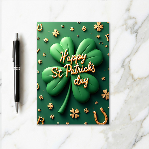 Luck And Gold St Patricks Day Card