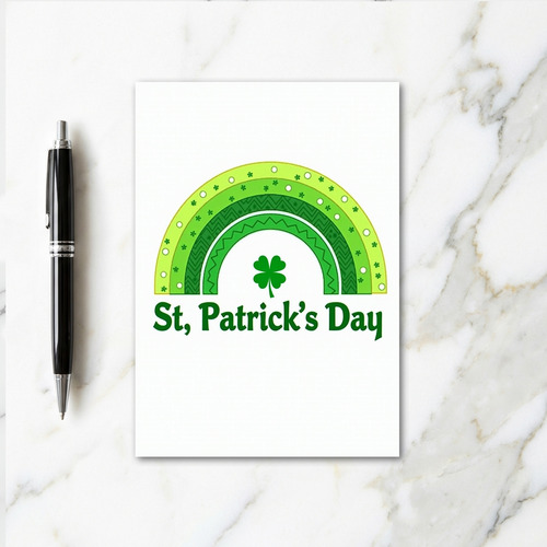 Luck And Green St Patricks Day Card