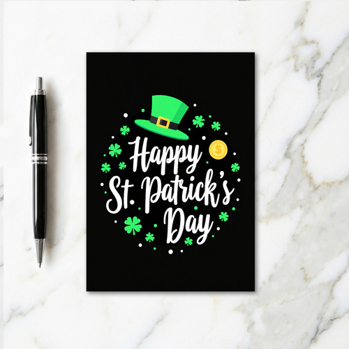 Luck And Happy St Patricks Day Card