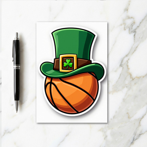 Luck And Hoops St Patricks Day Card