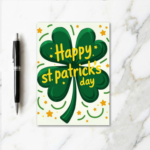 Luck And Joy St Patricks Card