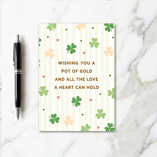 Luck And Love Greeting Card
