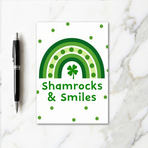 Luck And Smiles Irish Card