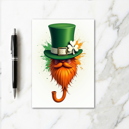 Luck O The Irish Art Card