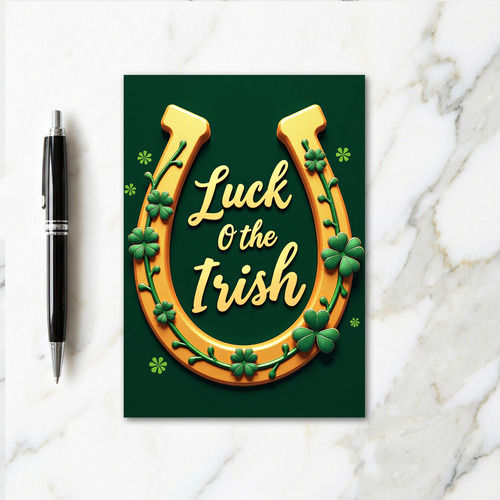 Luck O The Irish Golden Card