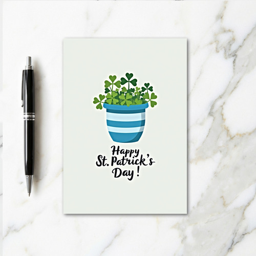 Luck O The Irish St Patricks Card