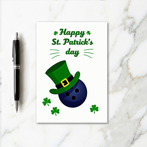 Luck Of The Irish Bowling Card