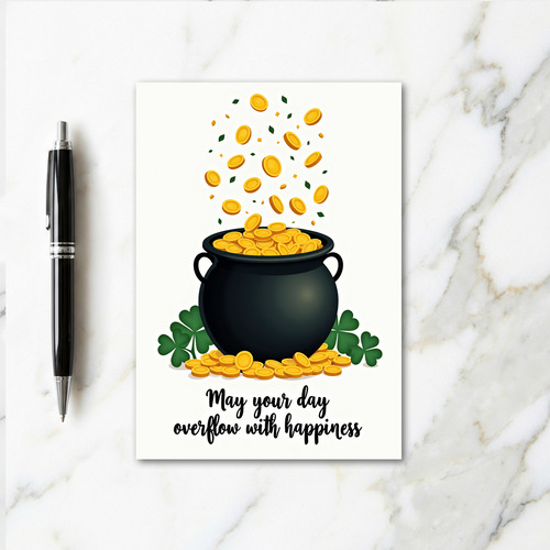 Luck Overflow St Patricks Day Card