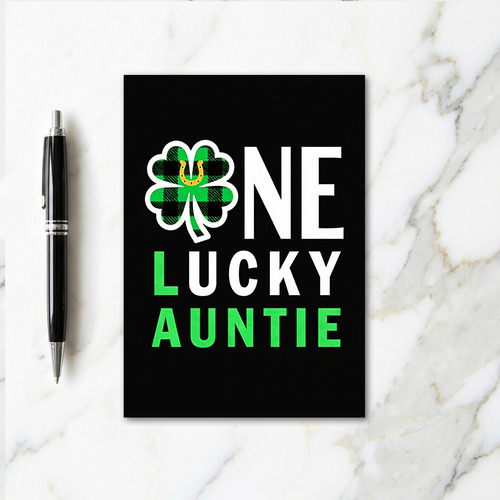 Lucky Auntie Clover Card