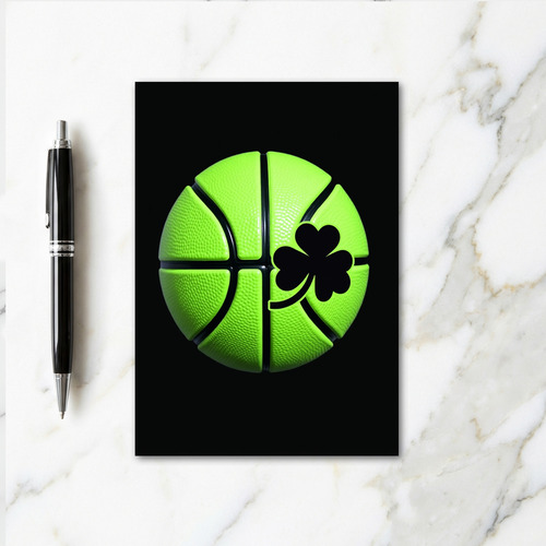 Lucky Basketball Art Card