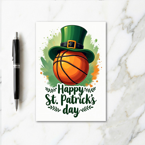 Lucky Basketball Day Card