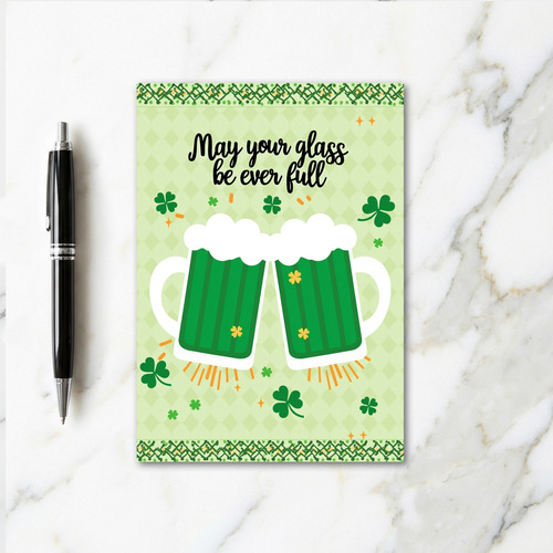 Lucky Beer Cheers St Patricks Card