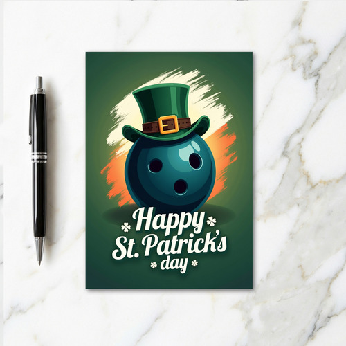 Lucky Bowling Ball Pattern Card